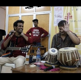 Abhishek and Rahul @ St. Catherine's Home